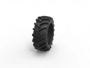Offroad tire 17 scale 1 to 25 3D Print Model