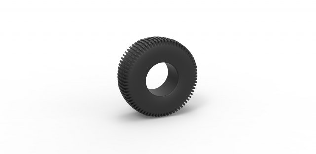 Trom tire 4 scale 1 to 25 3D 打印模型 .c4d .max .obj .3ds .fbx .stl .blend 