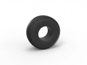 Trom tire 4 scale 1 to 25 3D Print Model