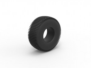 Trom tire 4 scale 1 to 25 3D 打印模型