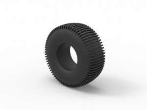 Trom tire 4 scale 1 to 25 3D 打印模型