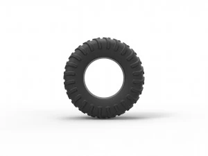 Offroad tire 18 scale 1 to 25 3D Print Model