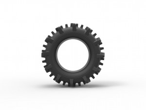 Offroad tire 19 scale 1 to 25 3D-Druckmodell
