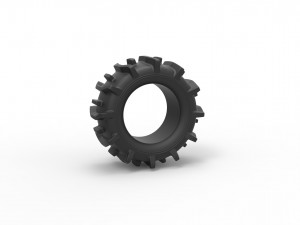 Offroad tire 20 scale 1 to 25 Modelo de Impressão 3D