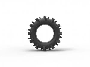 Offroad tire 20 scale 1 to 25 3D Print Model