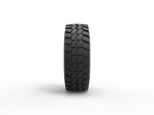 Offroad tire 24 scale 1 to 10 3D Print Model