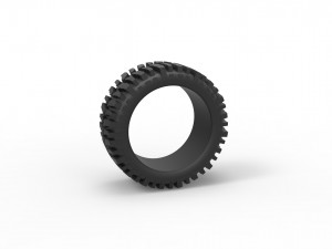 Low profile tire for lifted trucks scale 1 to 10 3Dプリントモデル