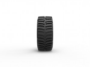 Low profile tire for lifted trucks scale 1 to 10 3D-Druckmodell