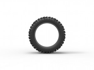 Low profile tire for lifted trucks scale 1 to 10 3D-Druckmodell