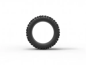 Low profile tire for lifted trucks scale 1 to 10 3D Print Model