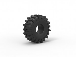 Offroad tire 25 scale 1 to 10 Modèles 3D en vedette