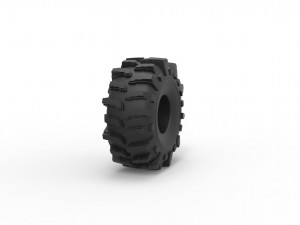 Offroad tire 25 scale 1 to 10 Modèles 3D en vedette