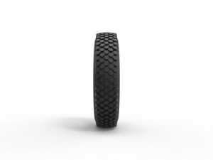 Military tire 4 scale 1 to 10 3D 打印模型