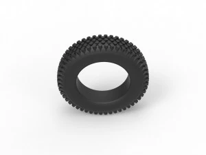 Military tire 4 scale 1 to 10 3D Print Model