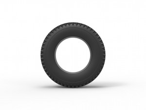 Offroad tire 26 scale 1 to 10 3D Print Model