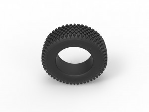Offroad tire 26 scale 1 to 10 3D Print Model