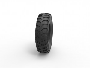 Military truck tire 3 scale 1 to 10 3Dプリントモデル