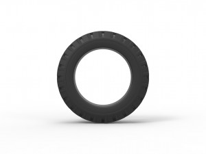 Tractor front tire scale 1 to 10 3D 프린트 모델