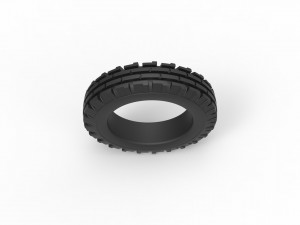 Tractor front tire scale 1 to 10 3D 프린트 모델