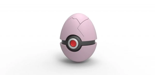Exeggcute orb 3D Print Model .c4d .max .obj .3ds .fbx .stl .blend 
