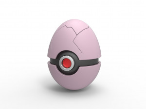 Exeggcute orb 3Dプリントモデル