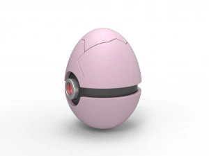 Exeggcute orb 3D Print Model