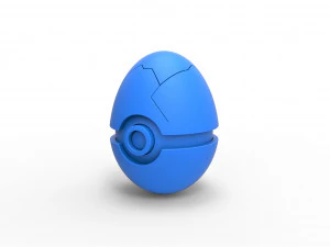 Exeggcute orb 3D Print Model
