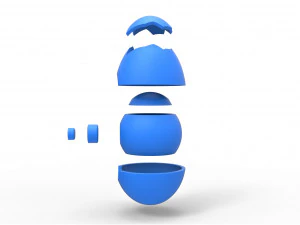 Exeggcute orb 3D Print Model