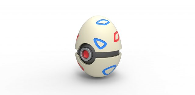 Togepi orb 3D-Druckmodell .c4d .max .obj .3ds .fbx .stl .blend 
