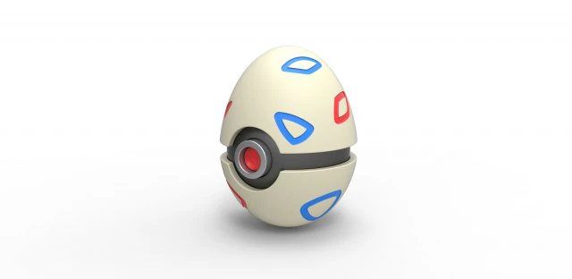 Togepi orb 3D Print Model .c4d .max .obj .3ds .fbx .stl .blend 