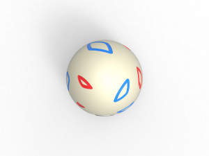 Togepi orb 3D-Druckmodell
