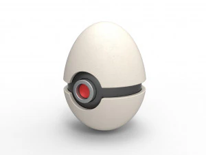 Egg shape orb 3D Print Model