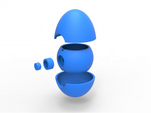 Egg shape orb Modelo de Impressão 3D
