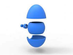 Egg shape orb Modelo de Impressão 3D