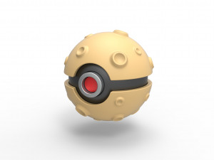 Moon shape orb 3D Print Model