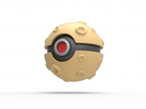 Moon shape orb 3D Print Model
