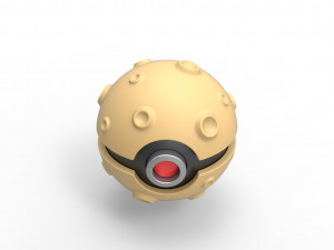 Moon shape orb 3D Print Model