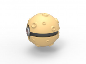 Moon shape orb 3D Print Model