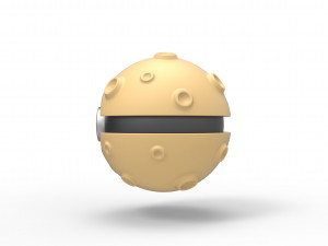 Moon shape orb 3D Print Model