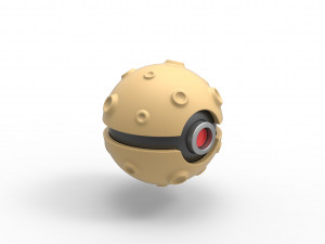 Moon shape orb 3D Print Model