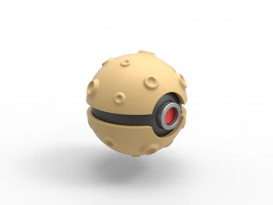 Moon shape orb 3D Print Model