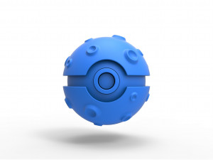 Moon shape orb 3D Print Model