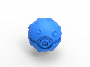 Moon shape orb 3D Print Model