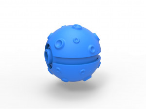 Moon shape orb 3D Print Model