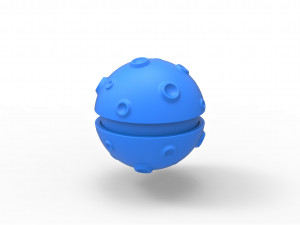 Moon shape orb 3D Print Model