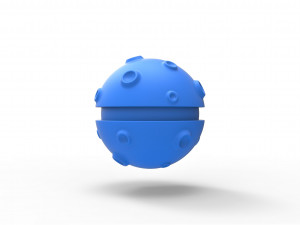 Moon shape orb 3D Print Model