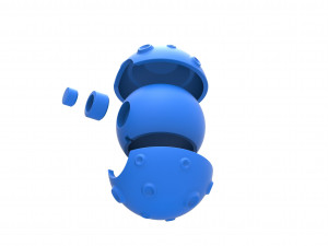 Moon shape orb 3D Print Model