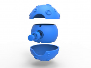 Moon shape orb 3D Print Model