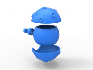 Moon shape orb 3D Print Model