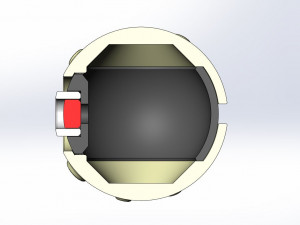 Moon shape orb 3D Print Model